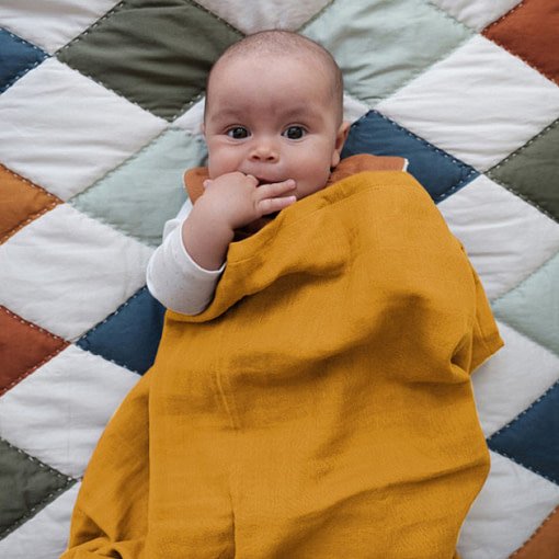 Mussolina foulard bebè