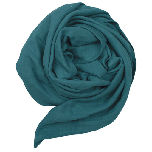 Mussolina foulard blu