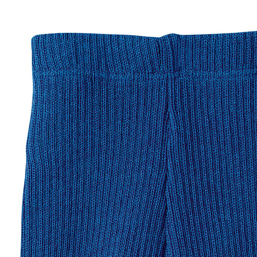 Pantaloni slim in lana merino blu dettaglio 22
