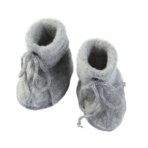 Scarpine pile di lana grigio 22