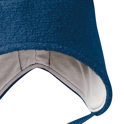 Cappellino in lana cotta blu dettaglio 22