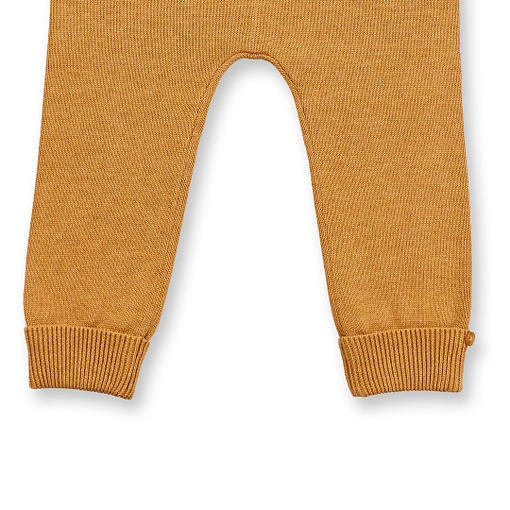 Pantaloni maglia senape 23 dettaglio